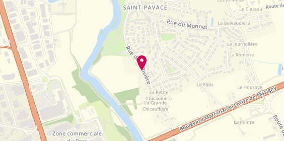 Plan de J Prends Goût, 14 Rue de la Rivière, 72190 Saint-Pavace
