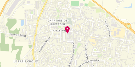 Plan de L'Atelier gourmand, Rue Lwowek, 35131 Chartres-de-Bretagne