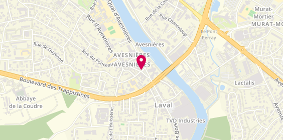 Plan de Sonnet Traiteur, 10 place d'Avesnières, 53000 Laval