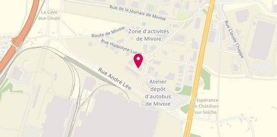 Plan de Pâtisserie le Daniel - Boutique le Laboratoire, 9 Rue Emile Souvestre, 35136 Saint-Jacques-de-la-Lande