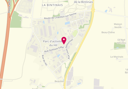 Plan de Platoon's, 15 Rue Louis Delourmel, 35230 Noyal-Châtillon-sur-Seiche