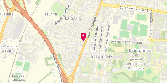 Plan de Boulangerie Bertrand Faisant, 324 Rue de Nantes, 35136 Saint-Jacques-de-la-Lande