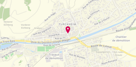 Plan de Boulangerie Pâtisserie Husser, 2 Rue Wickram, 68230 Turckheim