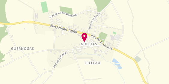 Plan de Gweltaz Bar Resto épicerie, 6 Rue Saint-Gildas, 56920 Gueltas