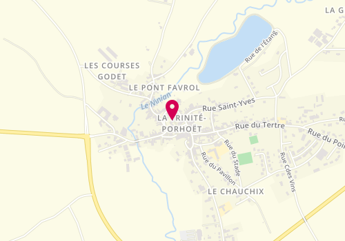 Plan de Le Fournil du Porhoët, 1 Rue du Martray, 56490 La Trinité-Porhoët