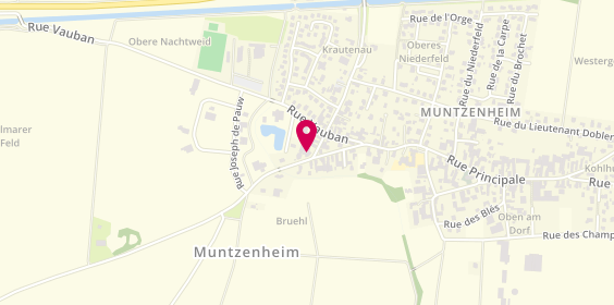 Plan de Boulangerie - Patisserie Hertzog, 28 Rue de Colmar, 68320 Muntzenheim