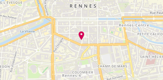 Plan de Le Fournil des Halles, 24 Rue de Nemours, 35000 Rennes