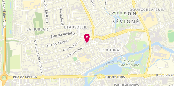 Plan de Apsara, 38 Rue du Muguet, 35510 Cesson-Sévigné