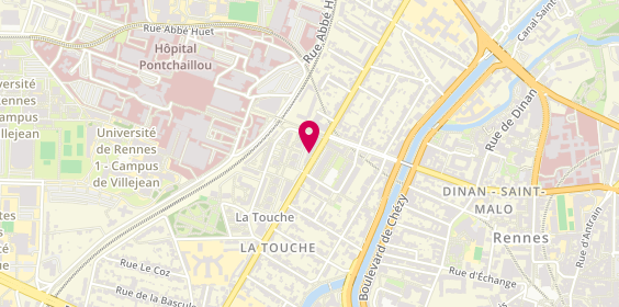 Plan de La Boulangerie Dumant, 45 Boulevard de Verdun, 35000 Rennes