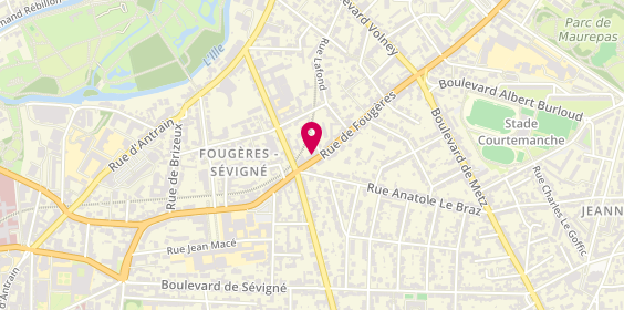 Plan de Coquille Traiteur, 113 Rue de Fougères, 35700 Rennes