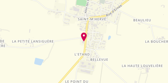 Plan de Boulangerie la Campagnarde, Route du Poncel, 35500 Saint-M'Hervé