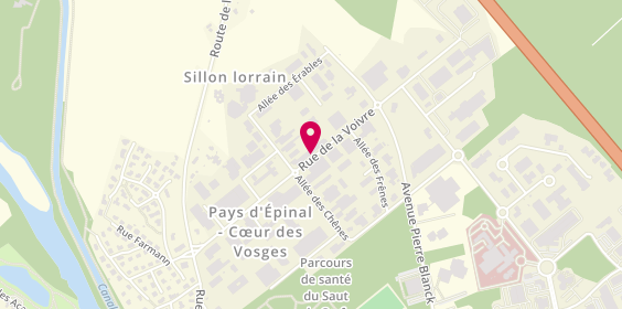 Plan de La Grignot', 11 Rue de la Voivre, 88000 Épinal