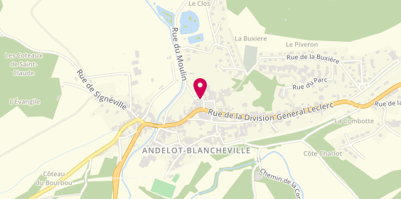 Plan de Laurent et Virginie, 3 place Cantarel, 52700 Andelot-Blancheville