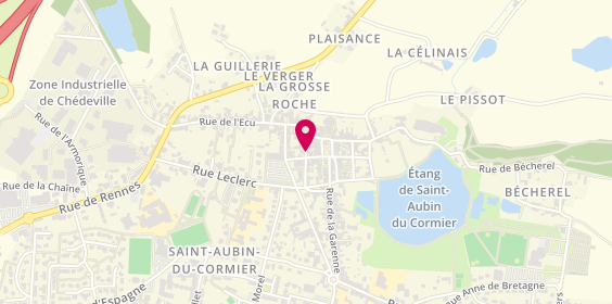 Plan de Le Cormier Gourmand, 3 Rue Edouard Pontallie, 35140 Saint-Aubin-du-Cormier