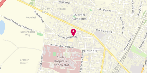 Plan de Poulaillon, Rue Châtenois, 67600 Sélestat
