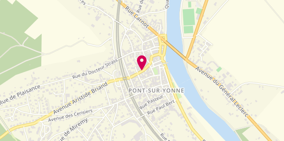Plan de Le Fournil de la Gare, 24 Rue Gare, 89140 Pont-sur-Yonne