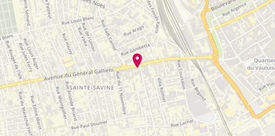 Plan de Copaline, 13 avenue du Général Gallieni, 10300 Sainte-Savine