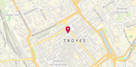 Plan de Origin'halle, Rue Claude Huez Halles Hôtel de Ville, 10000 Troyes