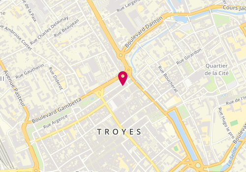 Plan de Traiteur Bouchra, 12 Rue Général de Gaulle, 10000 Troyes