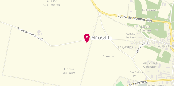 Plan de Cote et Boeuf, 2 Avenue de la Republique, 91660 Méréville