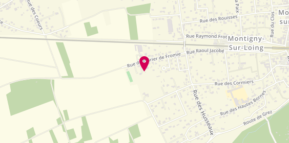 Plan de A l'Heure des mets, 31 Rue du Poirier de Fromie, 77690 Montigny-sur-Loing