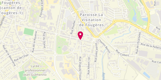 Plan de Les Boucheries du Bocage, 114 Bis Boulevard Edmond Roussin, 35300 Fougères