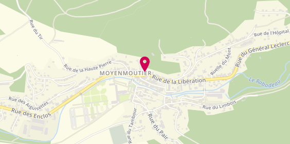 Plan de Maison Moya, 1 Rue de la Libération, 88420 Moyenmoutier