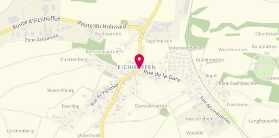 Plan de Traiteur du Moenchberg, 11 Route des Vosges, 67140 Eichhoffen