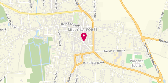 Plan de Lefèvre, 53 place du Marché, 91490 Milly-la-Forêt