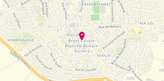 Plan de Boulangerie Yannou, 39 Rue Charles de Gaulle, 29820 Guilers