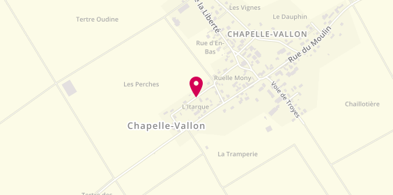 Plan de La tabl a charlou, 7 Chemin Itarque, 10700 Chapelle-Vallon