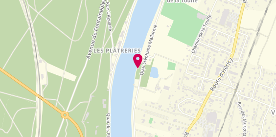 Plan de L'Île Aux Truites, 5 Quai Stéphane Mallarmé, 77870 Vulaines-sur-Seine
