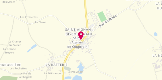 Plan de Le Saint Aignan, 4 Place de l'Église, 53250 Saint-Aignan-de-Couptrain