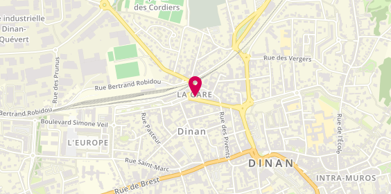 Plan de Aux Délices d'Italie, 36 Rue Carnot, 22100 Dinan