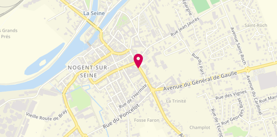 Plan de Les Bouchers Doubles, 4 avenue Pasteur, 10400 Nogent-sur-Seine