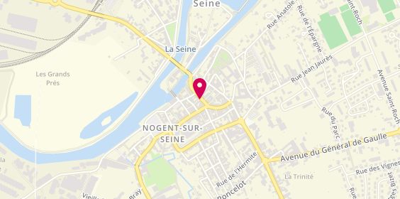 Plan de Auberge du Cygne de la Croix, 22 Rue des Ponts, 10400 Nogent-sur-Seine