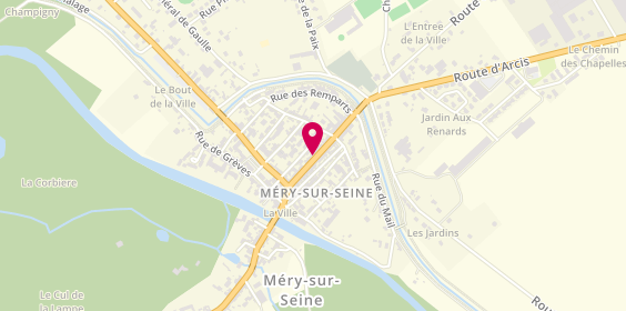 Plan de BLANCHET Gérald, 27 Rue du Professeur Pinard, 10170 Méry-sur-Seine