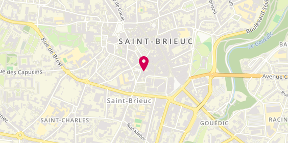 Plan de Boulanger Pâtissier Traiteur Au Levain Briochin, 9 Rue Pierre le Gorrec, 22000 Saint-Brieuc