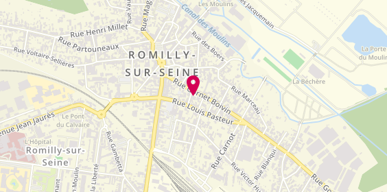 Plan de Frontini-Antonelli, 32 Rue Gornet Boivin, 10100 Romilly-sur-Seine