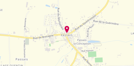 Plan de Au Fournil de Passais, 8 place du Marché, 61350 Passais-Villages