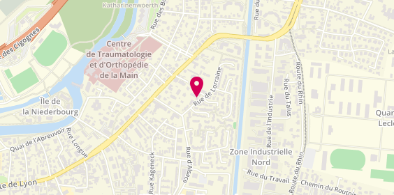 Plan de ANTOINE Pascal, 10 Rue de Lorraine, 67400 Illkirch-Graffenstaden