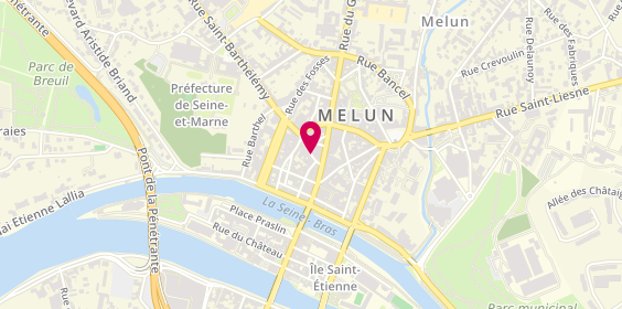 Plan de La Marée de Melun, 3 Rue du Miroir, 77000 Melun