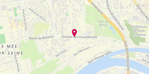 Plan de Cark Exotique Multiservices, avenue des Courtilleraies, 77350 Le Mée-sur-Seine
