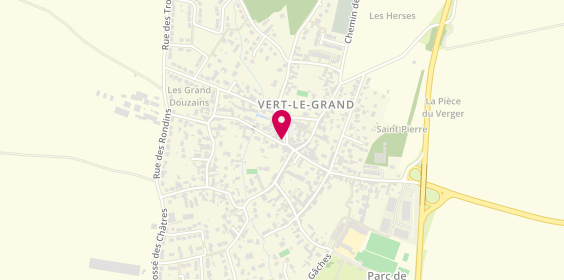Plan de Restaurant Traiteur le Grand Vertois, 18 place de la Mairie, 91810 Vert-le-Grand