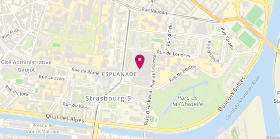 Plan de Boulangerie Stievenard, 5 Rue de Londres, 67000 Strasbourg