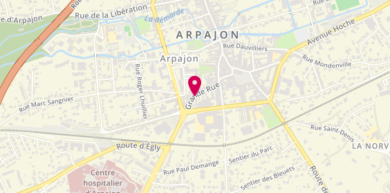 Plan de Aux Délices d'Arpajon, 105 Grande Rue, 91290 Arpajon