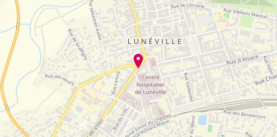 Plan de Bluntzer François, 17 Rue de Viller, 54300 Lunéville