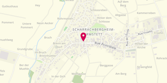 Plan de Boulangerie Pâtisserie Mahon, 47 Rue Principale, 67310 Scharrachbergheim-Irmstett
