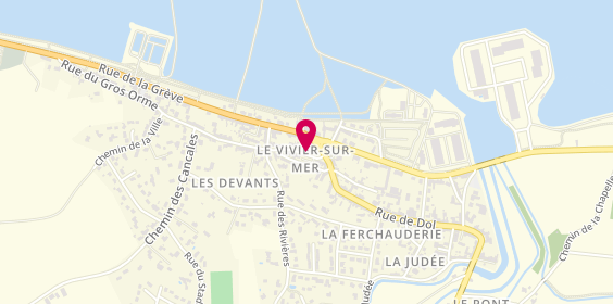 Plan de Boulangerie du Vivier, 7 Place de L&#039;Eglise, 35960 Le Vivier-sur-Mer