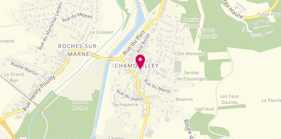 Plan de Logis Auberge du Cheval Blanc, 11 place de la Mairie, 52410 Chamouilley
